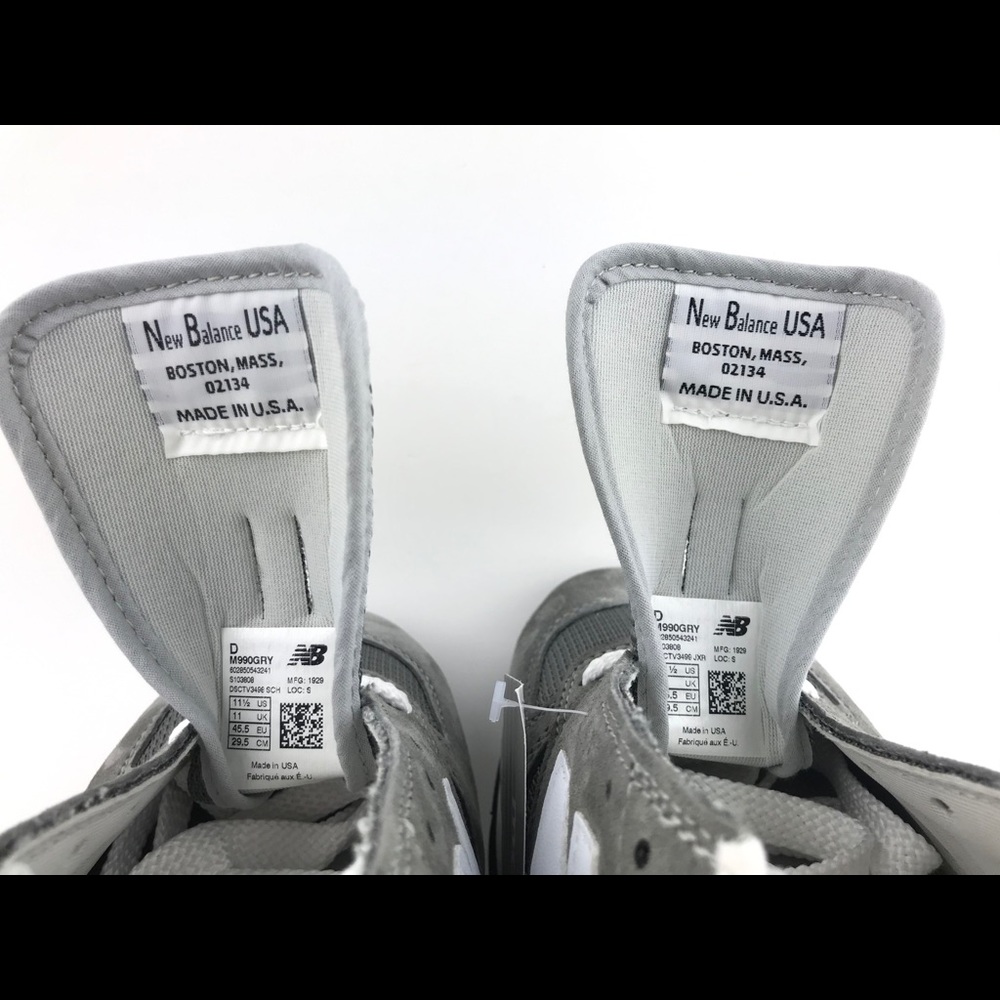 New Balance 990 Made In USA (M990GRY) - Size 11.5 - Picture 7 of 16